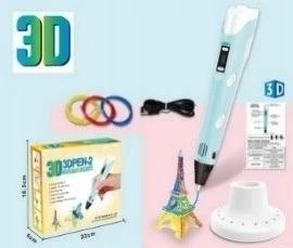 Madej Rinkinys 3D rašiklio, kaitinimo siūlelio ir USB maitinimo laido rinkinys