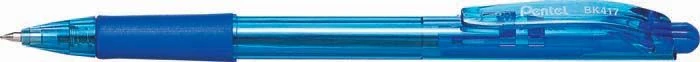 BK 417 tušinukas, 0,7 mm CLICKY Mėlynas PENTEL