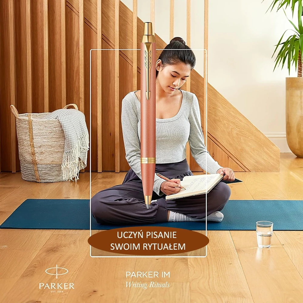 Parker Im Rituals rašiklis, Uplifting Oranžinis, mėlynas rašalas