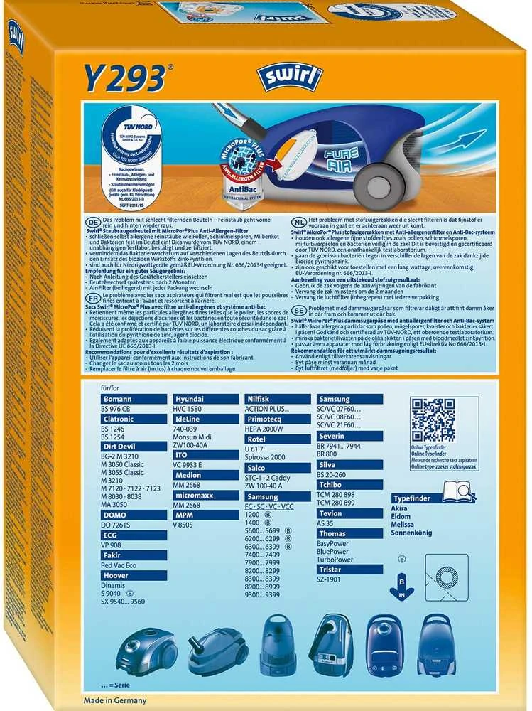 SWIRL Y293/4 MP Plus Ds filtrai