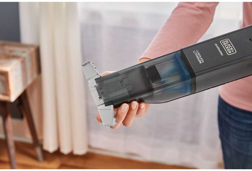 Black & Decker Juodas & Decker Plonas rankinis dulkių siurblys