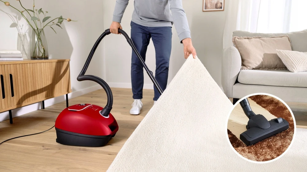 Bosch BGB41PET1 Serija 4, Dulkių siurblys su maišeliu, ProAnimal, Raudona