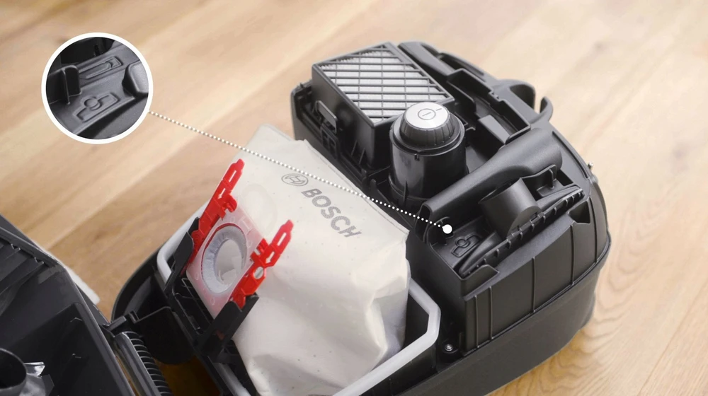 Bosch BGB41PET1 Serija 4, Dulkių siurblys su maišeliu, ProAnimal, Raudona