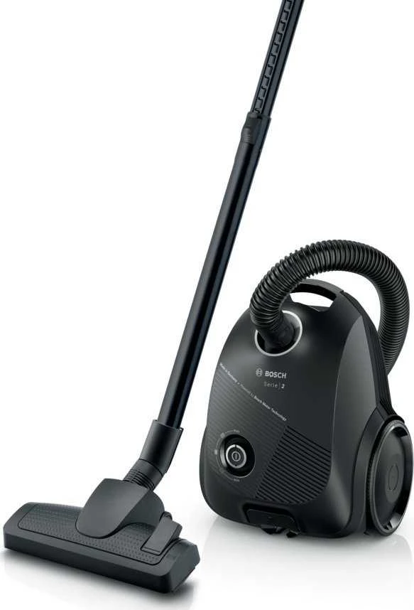 Bosch BGLS2BA3H Serija 2, Dulkių siurblys su maišeliu, Juoda
