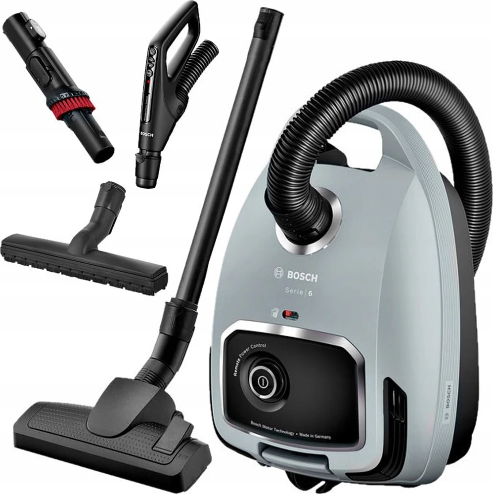 Dulkių siurblys Bosch BGB6X330 Serie | 6, su maišeliu, pilkas