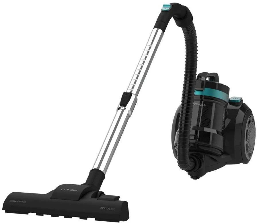 Cecotec dulkių siurblys | Conga Rockstar Cyclonic Plus | Be maišelio | Dulkių talpa 2 L | Galia 800 W | Juodas