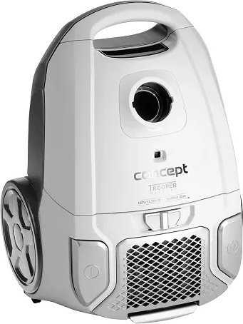 Concept Solution Dulkių siurblys Concept VP8090 Dulkių siurblys su maišeliu 700 W Trooper balta