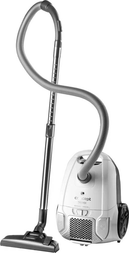 Concept Solution Dulkių siurblys Concept VP8090 Dulkių siurblys su maišeliu 700 W Trooper balta