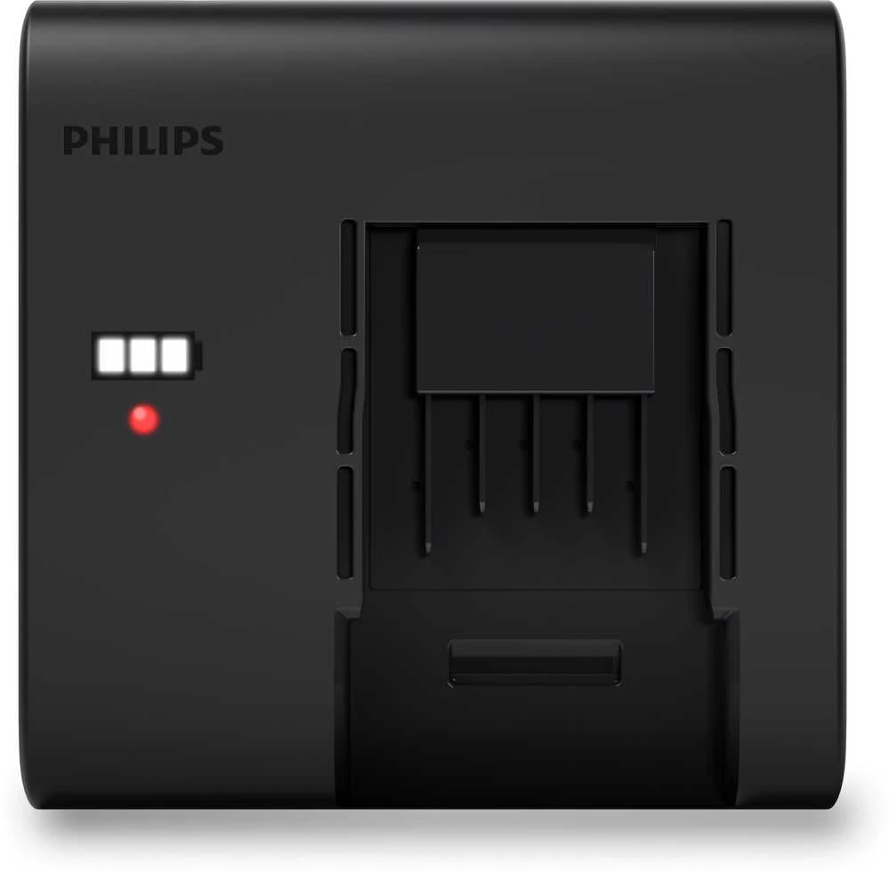 „Philips“ akumuliatorių blokas ir įkroviklis XV1797/01