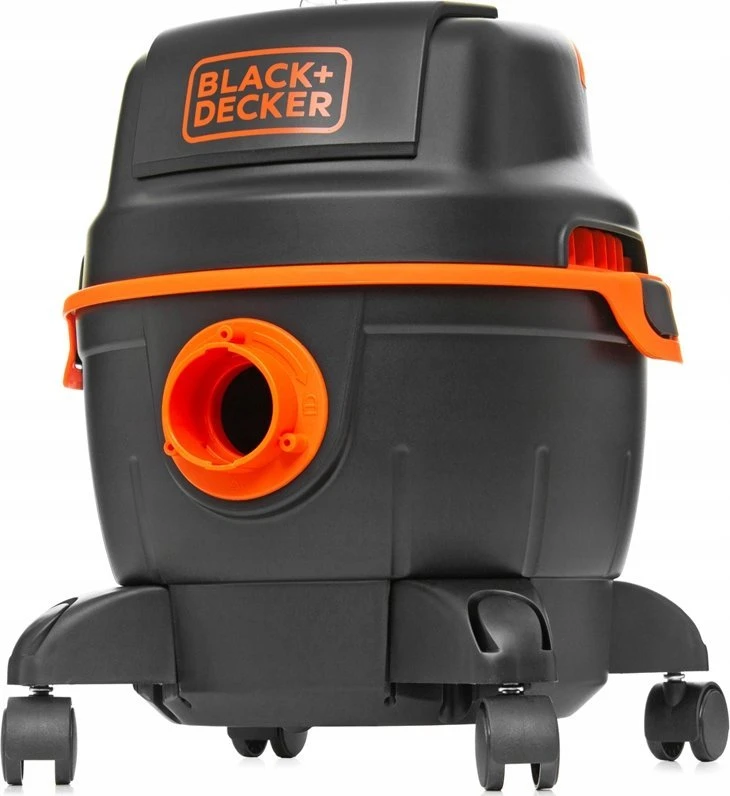 Black & Decker Juodas & Decker Dulkių siurblys WET/DRY BXVC15PE Su maišeliu, Galia 1200 W, Dulkių talpa 15 L, Juodas/Oranžinis