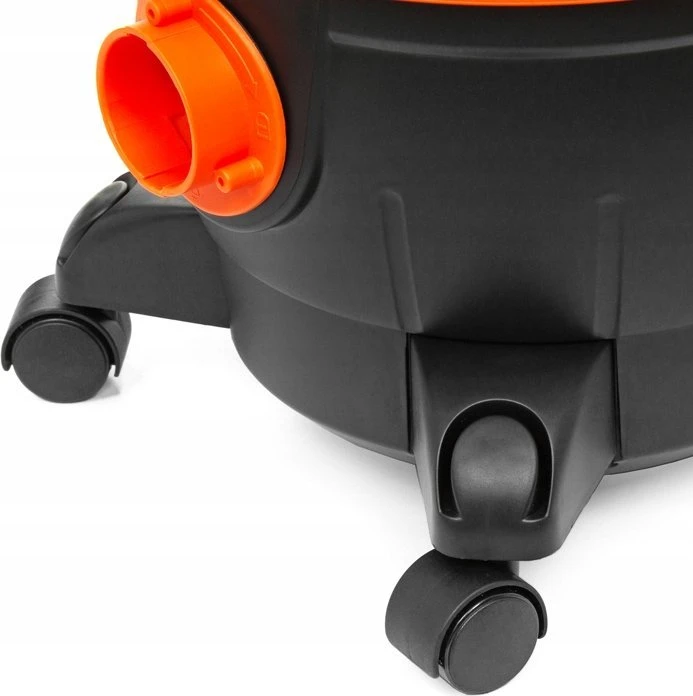 Black & Decker Juodas & Decker Dulkių siurblys WET/DRY BXVC15PE Su maišeliu, Galia 1200 W, Dulkių talpa 15 L, Juodas/Oranžinis