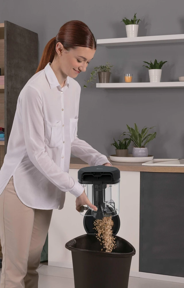 Hoover dulkių siurblys | HP210P 011 HP2 Turbo Move | Be maišelio | Galia 800 W | Dulkių talpa 2,5 l | Urban Juodas