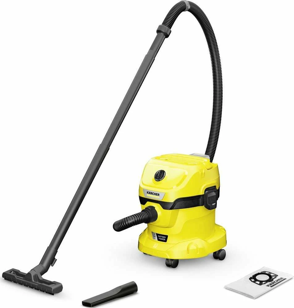 Sauso-drėgno valymo siurblys Karcher WD 2-18 V-12/18 (YYY); 18 V (be akumuliatoriaus ir pakrovėjo)