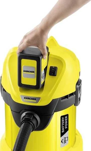 Kärcher Akumuliatorinis dulkių siurblys Kärcher WD 3 Battery Set 36V, pilnas komplektas