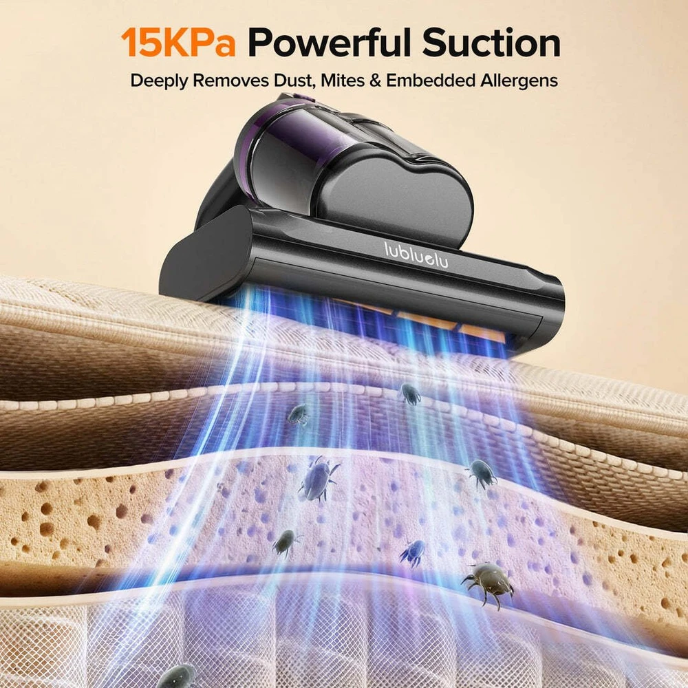 Dulkių siurblys Lubluelu Dulkių siurblys CM208 Anti-Mite UV Mattress Vacuum Cleaner 10007608