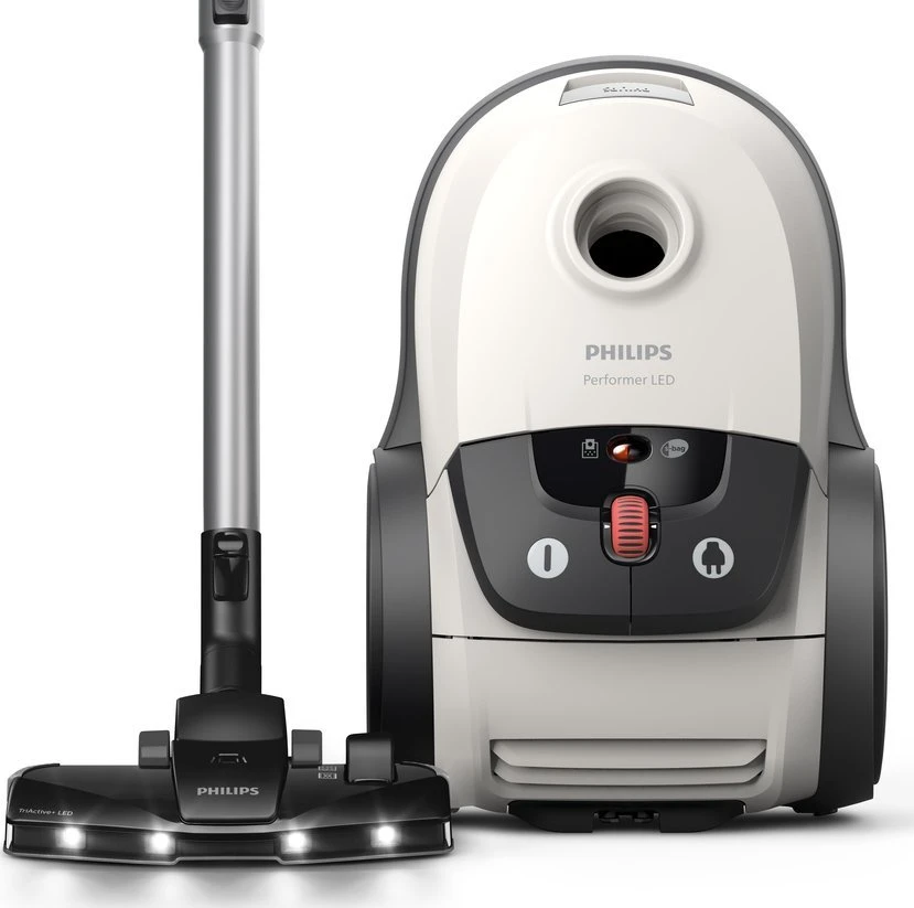„Philips Performer LED 8000“ serijos dulkių siurblys su maišeliu XD8142/12, 900 W, „TriActive“