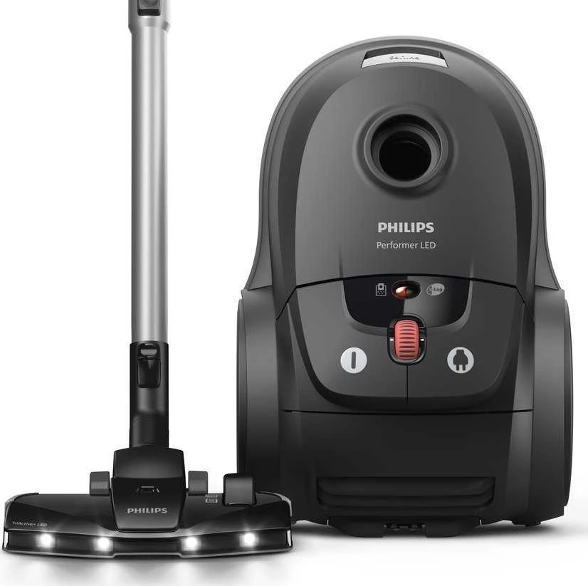 Dulkių siurblys su maišeliu Philips Performer LED 8000 serija XD8122/10, 900 W, „TriActive“