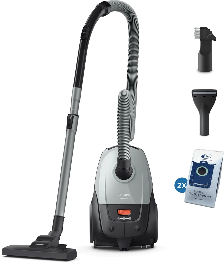 „Philips 2000“ serijos dulkių siurblys su maišeliu XD2142/12, 800 W