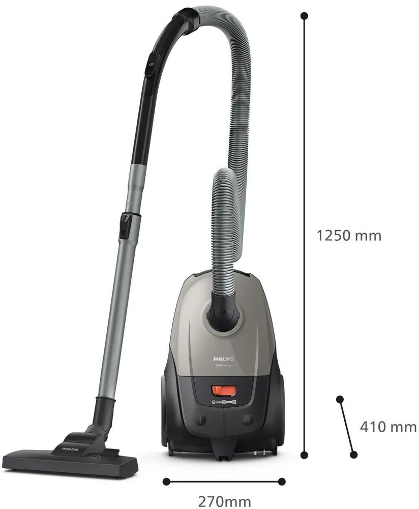 „Philips 2000“ serijos dulkių siurblys su maišeliu XD2152/12, 800 W