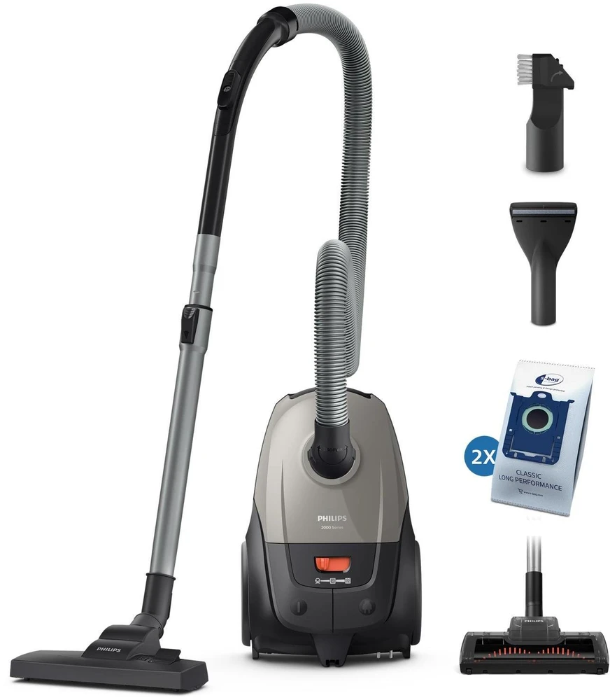 „Philips 2000“ serijos dulkių siurblys su maišeliu XD2152/12, 800 W