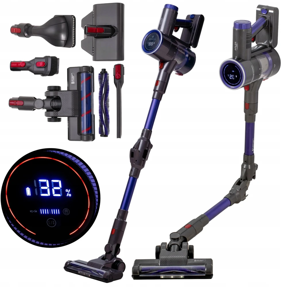 Adler AD 7062 vertikalus dulkių siurblys – „Pro LED“