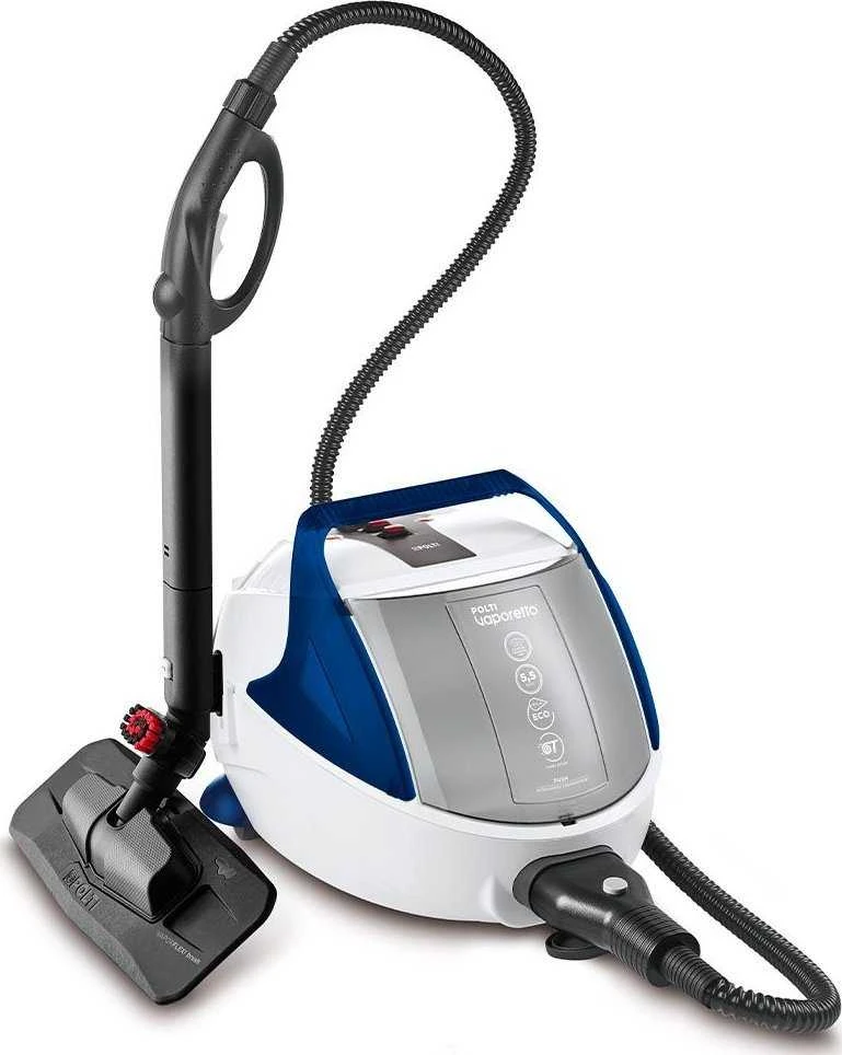 Polti | Garinis valytuvas | PTEU0313 Vaporetto Pro 100 Eco Power | Galia 1900 W | Garų slėgis 5,5 baro | Vanduo bako talpa 2 l | Baltas/Mėlyna