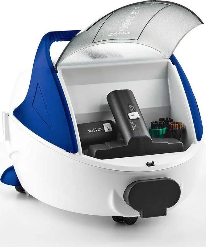 Polti | Garinis valytuvas | PTEU0313 Vaporetto Pro 100 Eco Power | Galia 1900 W | Garų slėgis 5,5 baro | Vanduo bako talpa 2 l | Baltas/Mėlyna
