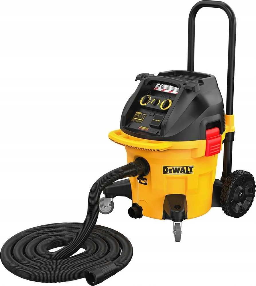 DEWALT DWV905H-QS, Nass-/Trockensauger - yellow/juodas, Industrie Nass- und Trockensauger H-Klasse