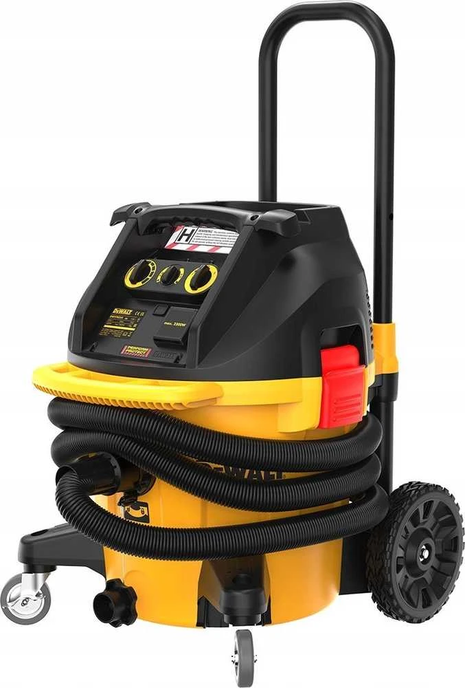 DEWALT DWV905H-QS, Nass-/Trockensauger - yellow/juodas, Industrie Nass- und Trockensauger H-Klasse