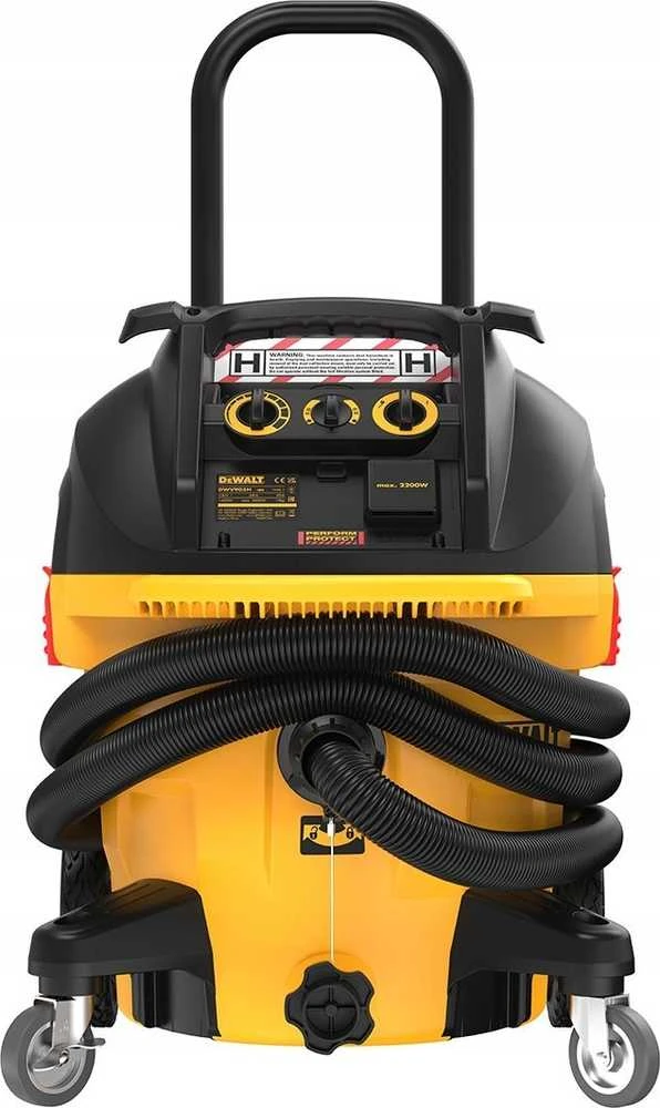 DEWALT DWV905H-QS, Nass-/Trockensauger - yellow/juodas, Industrie Nass- und Trockensauger H-Klasse
