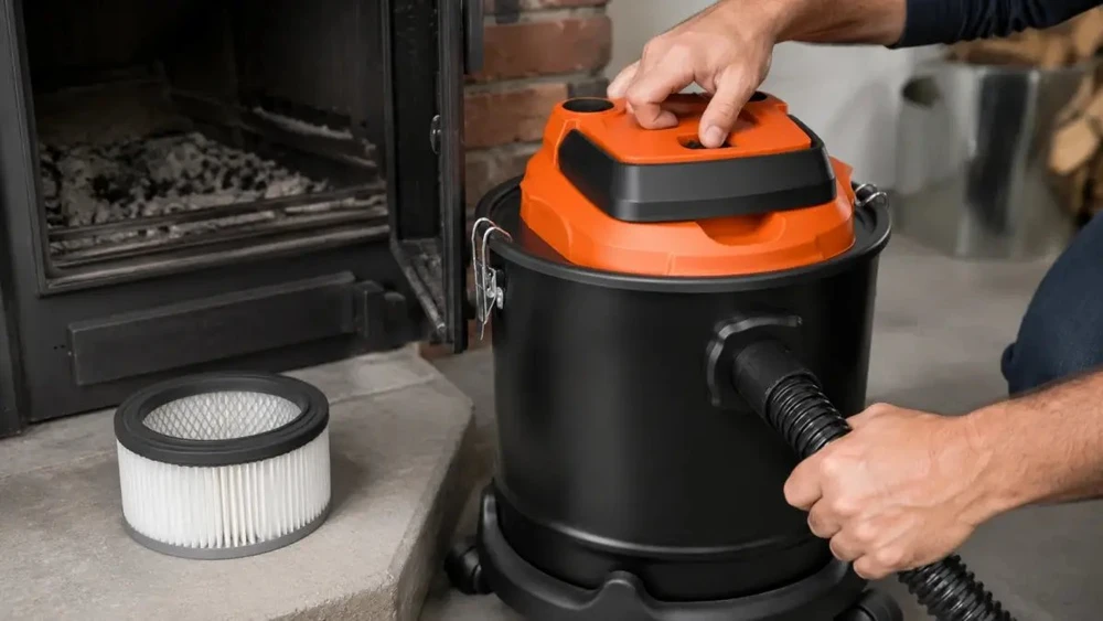 Dulkių siurblys pramoninis ExtraLink Powerlink | Dulkių siurblys pramoninis 1200W 20L juoda-oranžinė | R-701 (EX.81330)