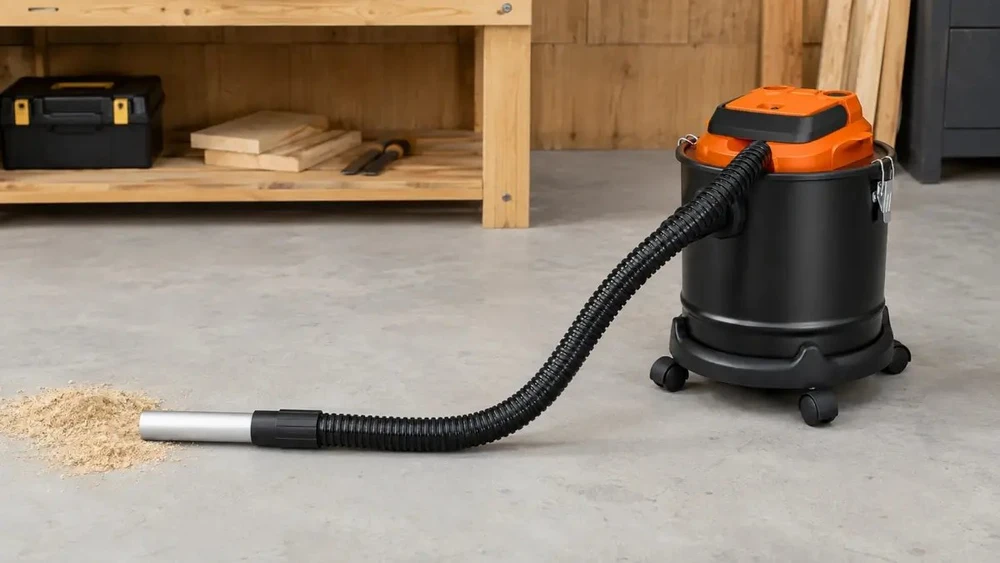 Dulkių siurblys pramoninis ExtraLink Powerlink | Dulkių siurblys pramoninis 1200W 20L juoda-oranžinė | R-701 (EX.81330)