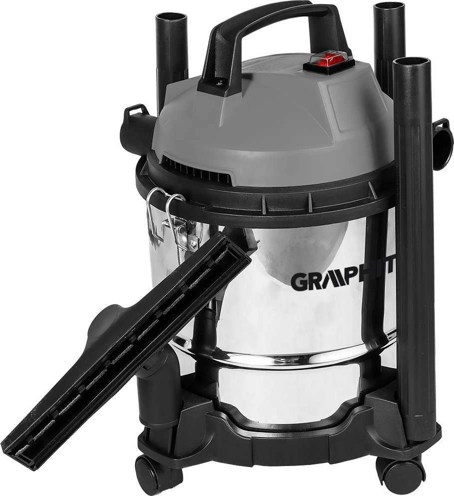 Graphite Dulkių siurblys 800 W pramoninis dulkių siurblys, 12 l bakas