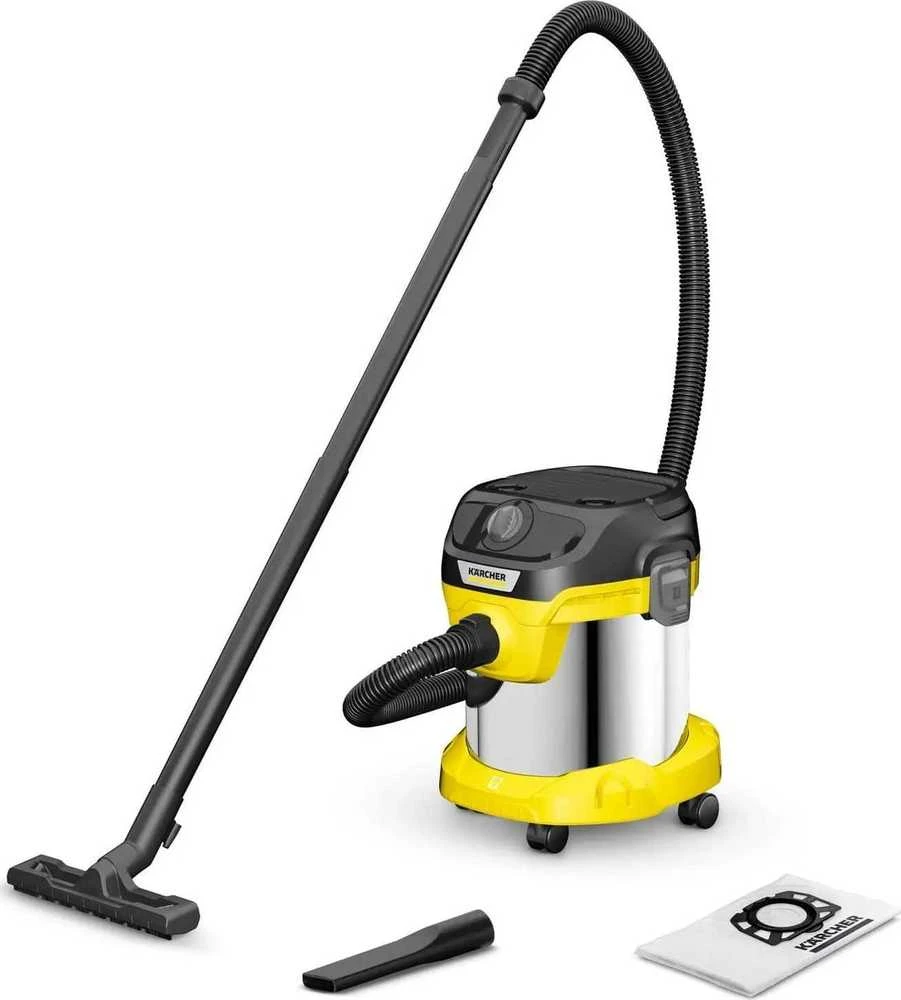 Dulkių siurblys Kärcher V-15/4/18 15 L Drum vacuum Dry 1000 W Dust bag