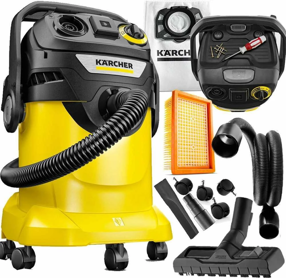 Dulkių Siurblys - KARCHER KWD 6 P V-25/6/22 25L 1300W Šlapias Ir Sausas 8.6kg