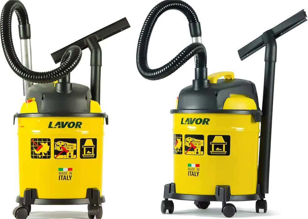 LAVOR DIRBTUVIŲ DULKIŲ SIURBLYS FREDDY 4in1 20L PLIENINIS BAKAS GELTONAS