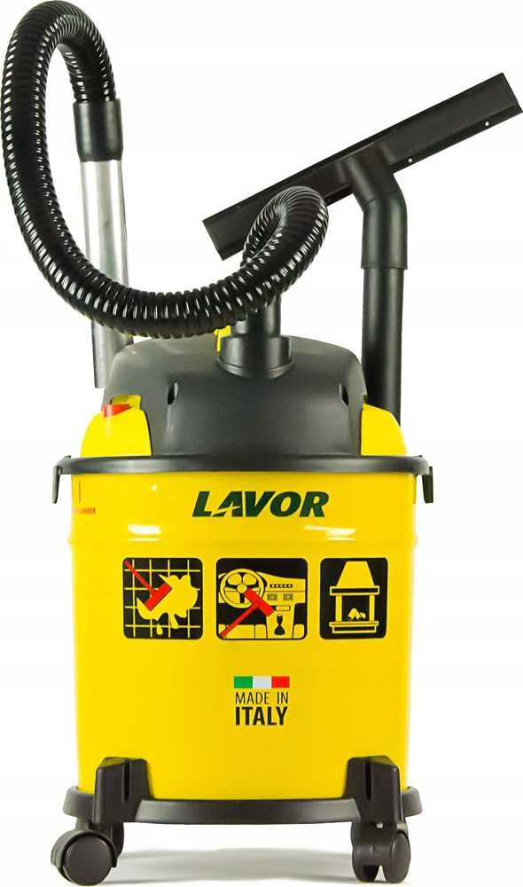 LAVOR DIRBTUVIŲ DULKIŲ SIURBLYS FREDDY 4in1 20L PLIENINIS BAKAS GELTONAS
