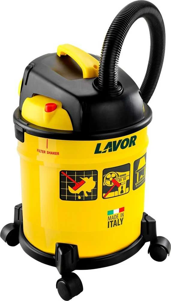 LAVOR DIRBTUVIŲ DULKIŲ SIURBLYS FREDDY 4in1 20L PLIENINIS BAKAS GELTONAS