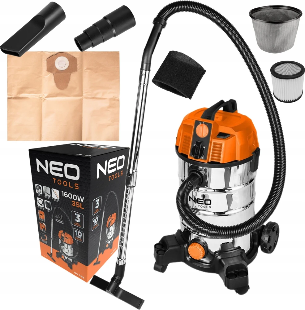 Neo Tools SIURBL DULK 1600W 35L 04-739