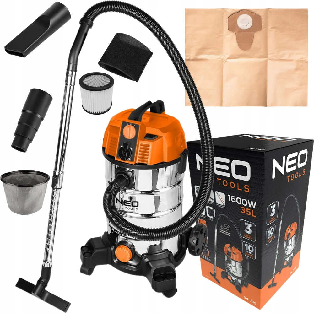 Neo Tools SIURBL DULK 1600W 35L 04-739