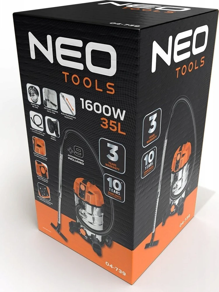 Neo Tools SIURBL DULK 1600W 35L 04-739