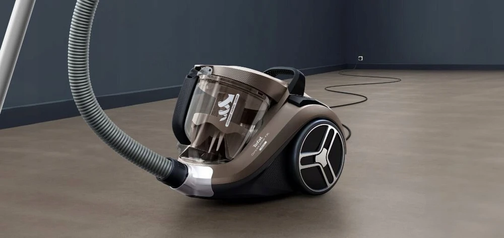 TEFAL | Dulkių siurblys | TW4B70 Compact Power XXL | Be maišelio | Galia 900 W | Dulkių talpa 2,5 l | rusvai gelsvas