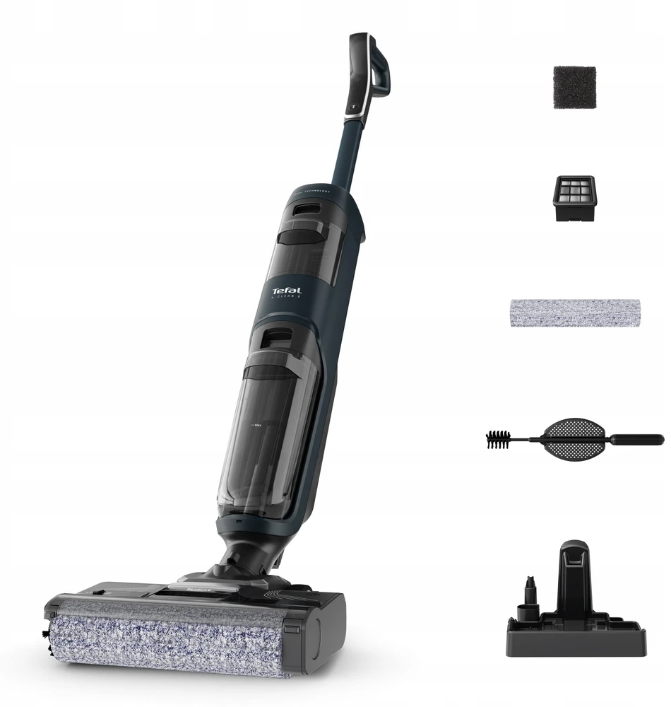 Drėgno ir sauso valymo dulkių siurblys Tefal X-Clean GF2251F3