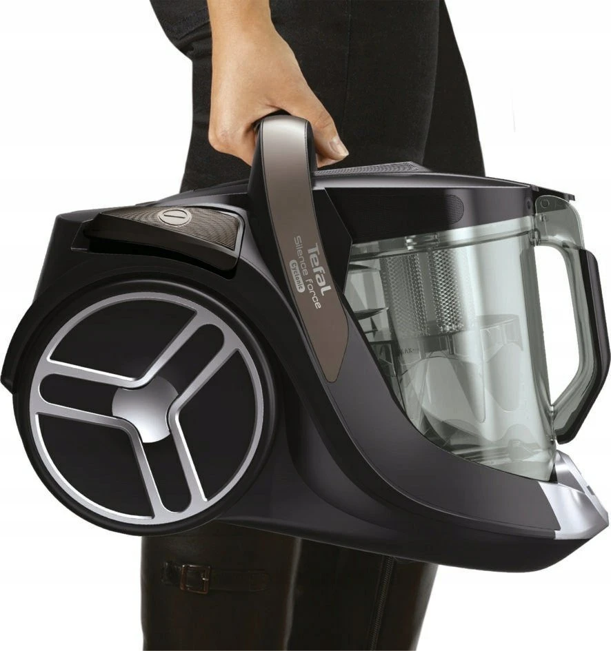 TEFAL | Dulkių siurblys | TW7260EA Silence Force Cyclonic | Be maišelio | Galia 550 W | Dulkių talpa 2,5 L | Cigarilė