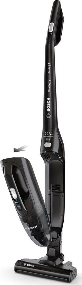 Bosch BCHF220B Serie | 2 Įkraunamasis dulkių siurblys Readyy'y 20Vmax, juodas