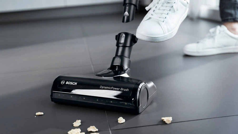 Dulkių siurblys Bosch BSS711W stick vacuum/electric broom Baterija Dry Bagless 0.3 L Juodas, Sidabrinis, Baltas