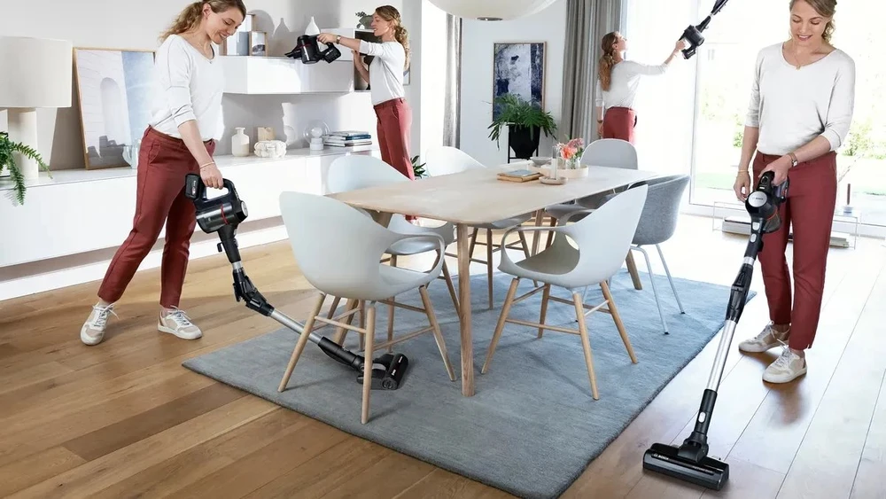 Dulkių siurblys vertikalus Bosch Unlimited 7 BSS715FRSH
