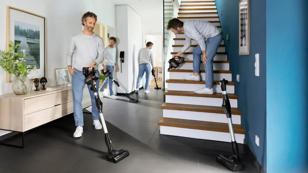 Dulkių siurblys vertikalus Bosch Unlimited 7 BSS715FRSH