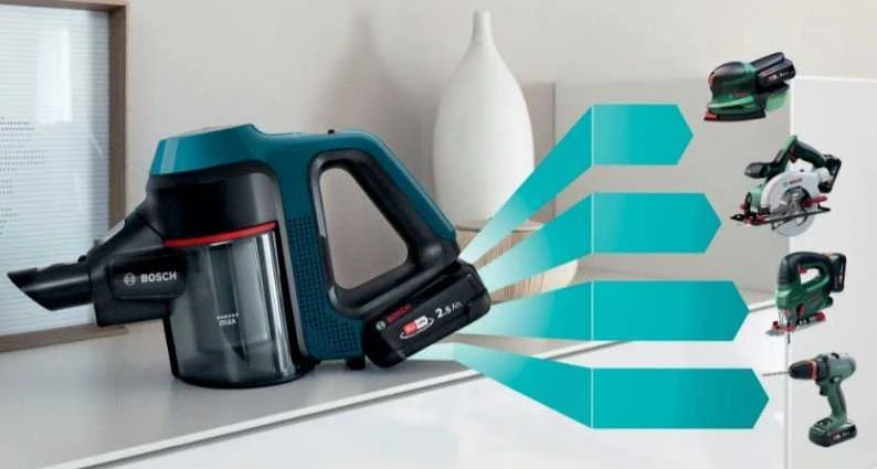 Bosch BSS71125AH Įkraunamasis dulkių siurblys, Unlimited 7, Mėlyna