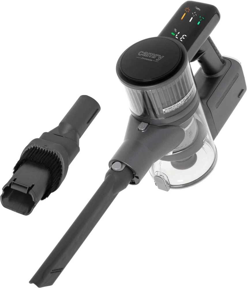 Camry CR 7063 vertikalus dulkių siurblys - PRO LED Juodas